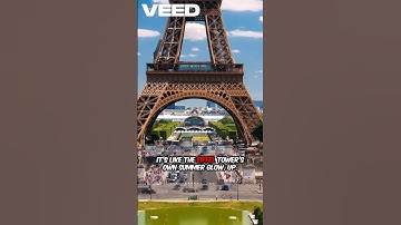 Did you Know Eiffel Tower grows on Summer! #eiffeltower #paris #france #nature #summer #facts #funny