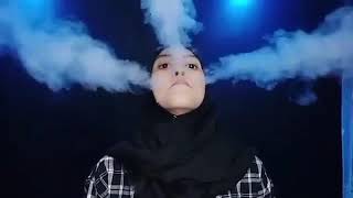 #Vape Trick Indo girls hijab.