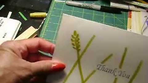 Quick & Easy One Layer Card