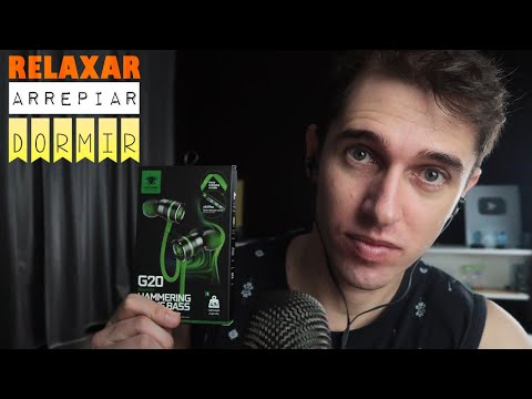 ASMR para te causar 3 SENSAÇÕES: RELAXAR, ARREPIAR e DORMIR