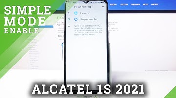 How to Enable Easy Mode on ALCATEL 1S 2021 – Activate Simple Mode