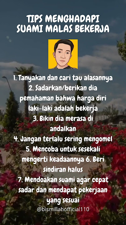 Tips menghadapi suami yang malas bekerja #shorts