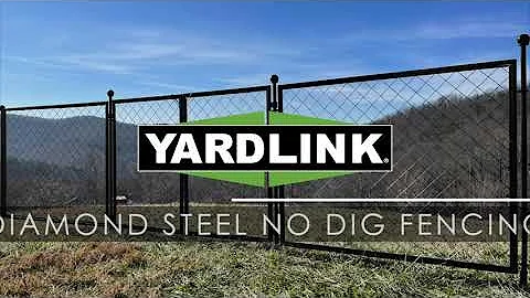 Features of the Diamond Steel NoDig™ Fence