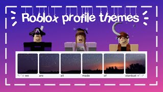 How To Make Roblox Profile Themes 2020 Youtube - roblox meme profile picture