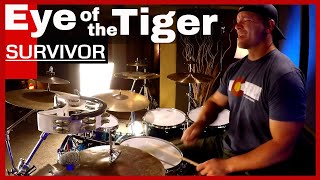 Eye Of The Tiger Drum Cover - Survivor (🎧High Quality Audio)