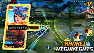 FANNY RANKED HIGHLIGHTS | FANNY MONTAGE | MLBB