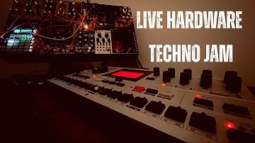 Live Hardware Techno Jam - Elektron Machinedrum + Modular Synth