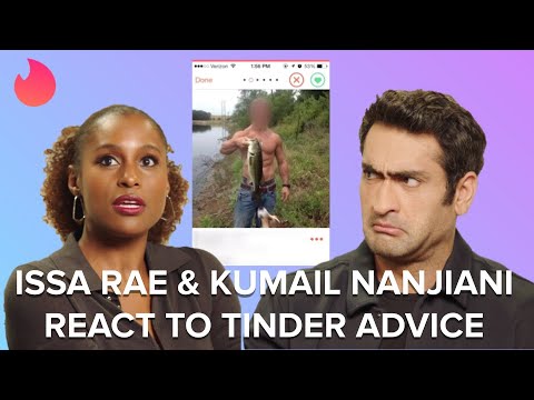 Issa Rae & Kumail Nanjiani React To Tinder Advice From The Internet