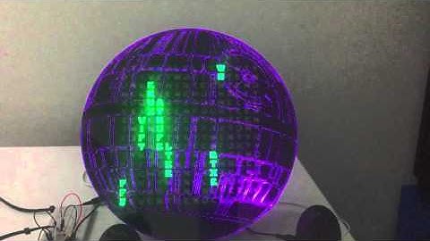 Word clock matrix animation