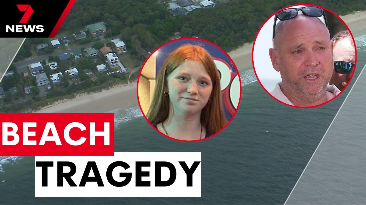 Teenage girl Charlize Zmuda killed in shark attack off Bribie Island, Queensland | 7NEWS