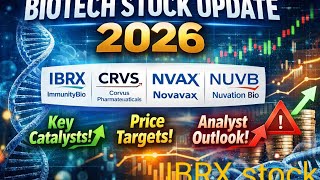 Biotech Stock Update 2026: IBRX, CRVS, NVAX & NUVB Outlook