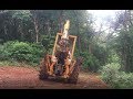 No Brakes! -- Driving the CASE 580B Backhoe Down the Muddy Mountain