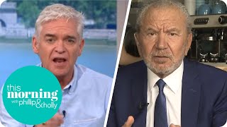 Lord Sugar Clashes With Phillip Over COVID News Coverage | This Morning
