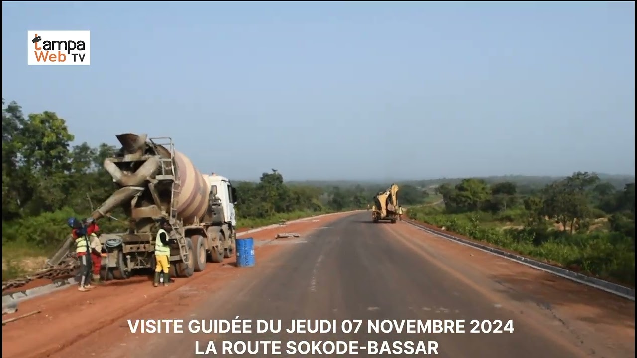 Reportage sur le chantier de la route Sokodé Bassar