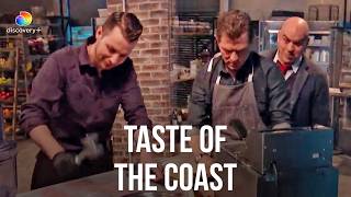 Who Rules the East Coast? | Mussels Signature Dish| Beat Bobby Flay | S4 E8| discovery 