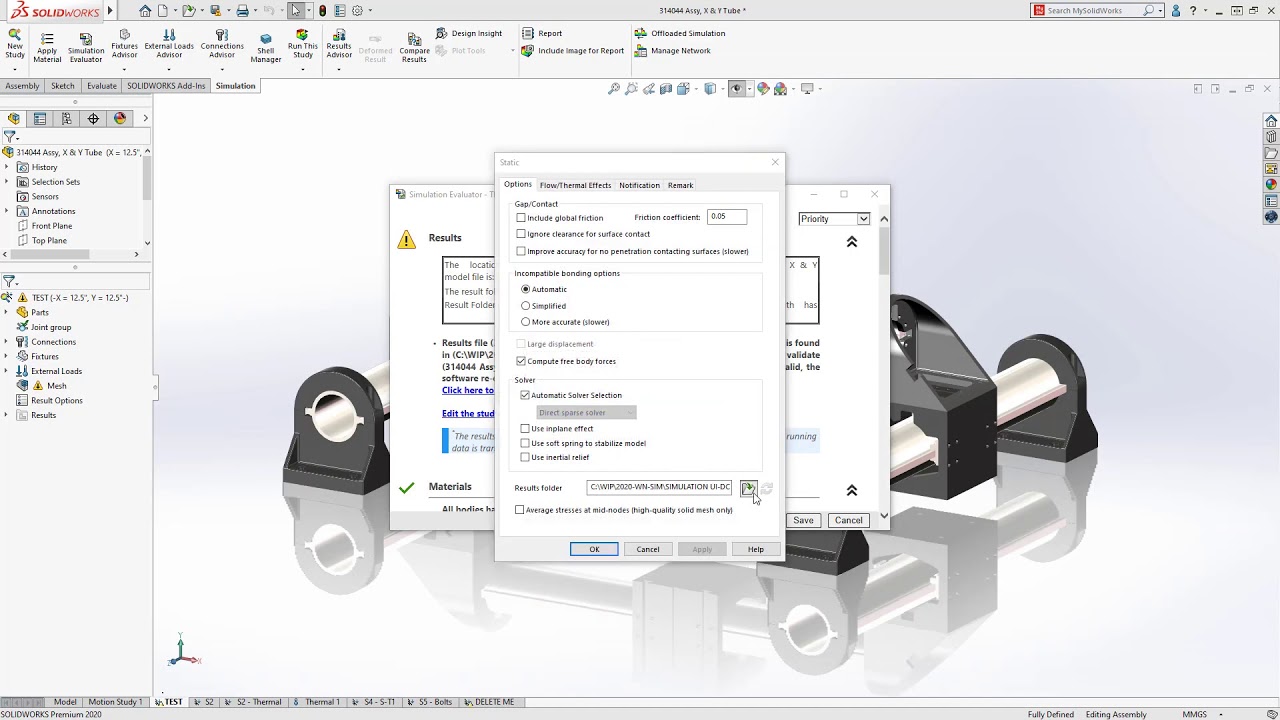 What's New in SOLIDWORKS SIMULATION 2020 - SIMULATION Evaluator - YouTube