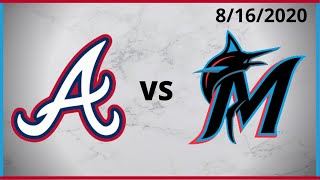 Atlanta Braves Condensed Game (8/16/2020) Miami Marlins Condensed Game