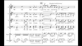 Finding A Home by Sydney Guillaume {Score Video} - SATB Chorus