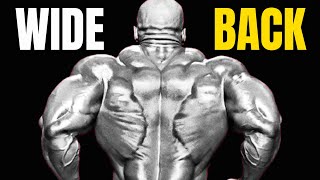 The Perfect 10 Wide Back Exercises💪(Build Ronnie Coleman's Thick Back)