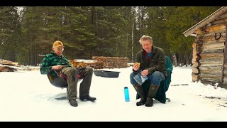 Droneman David Earned His Pie-Martin's Old Off Grid Log Cabin#269