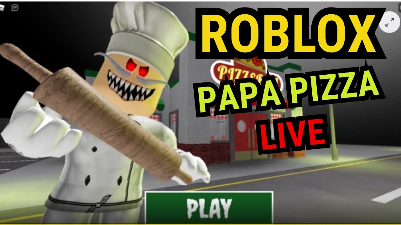 🔴 ROBLOX LIVE 🔴!! SERUU GESS AKU MASIH BERMAIN GAME PAPA PIZZA SCARY OBBY 2026 