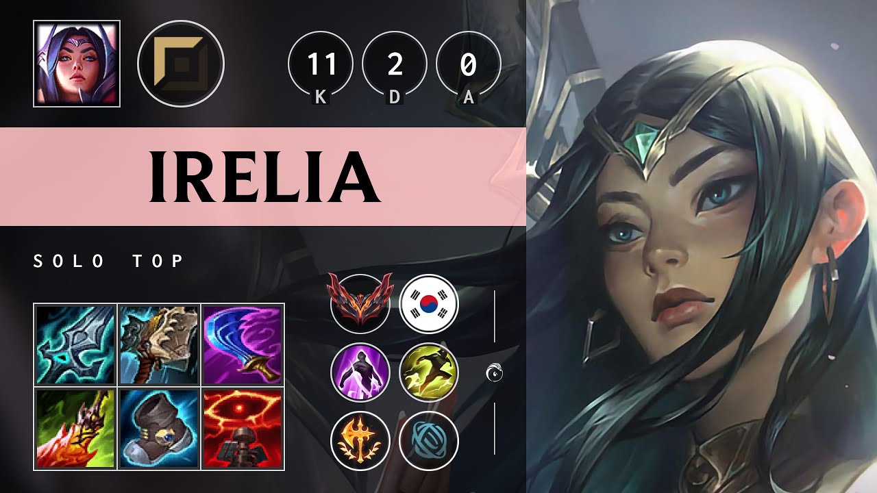 Irelia Top vs Heimerdinger - KR Grandmaster Patch 25.07