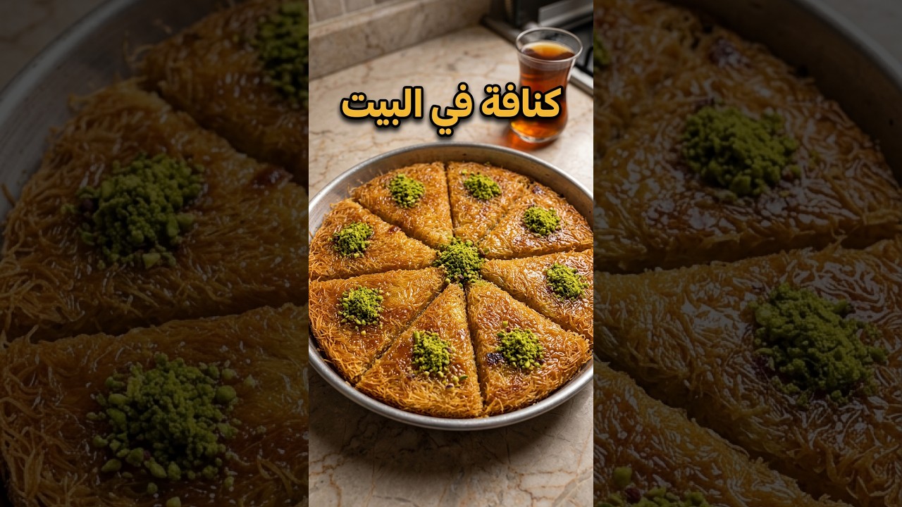 كنافة في البيت #yemektarifleri #tarif #food #طبخ #وصفات #tastyfood #fyp #ytshorts #yummy
