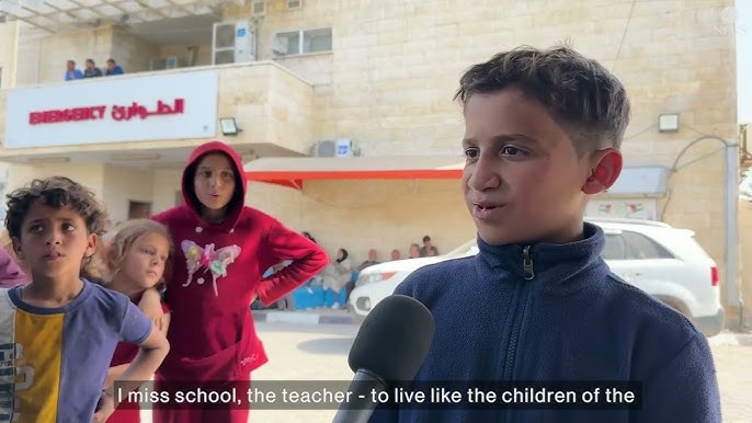 12 Year Old Volunteer Paramedic Works To Save Lives In Gaza