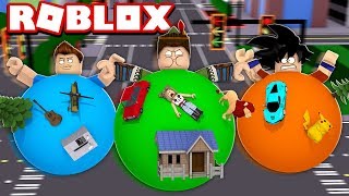 ENGOLI A CIDADE DO ROBLOX!! (Boulder Simulator) screenshot 5