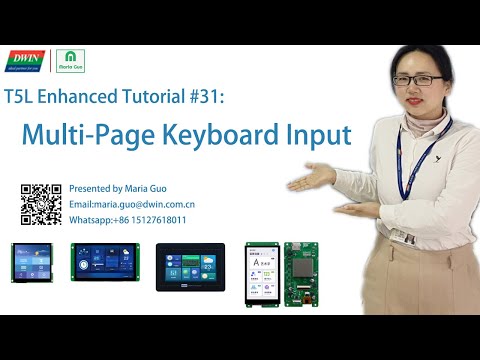 T5L Enhanced Tutorial #:31 Upgrade the keyboard page as like your cellphone