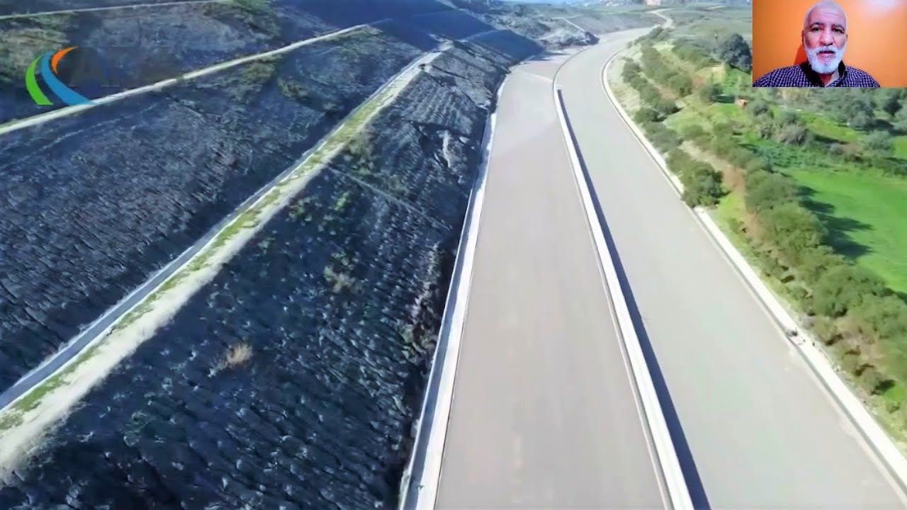 فيديو رهيب بالدرون عن اخر أشغال الطريق السيار بين تيزي وزو و البويرة UTIZI OUZO HIGHWAY