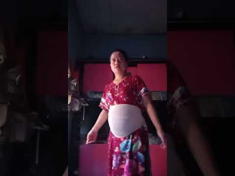 Pregnant Woman Cleaning Up Until She S Out Of Breath Because She S Already Heavily Pregnant F