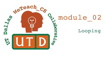 Module 2: Looping