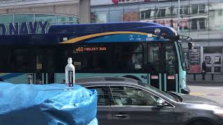 MTA BUS: 2018 New Flyer Xcelsior XD60 [6191] M60-SBS @ West 125th Street & St Nicholas Avenue