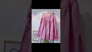 Wide Leg Knee Length Pants Skirt - Mt2104852