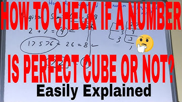 How to check whether a number is perfect cube or not|Check if a number is perfect cube example