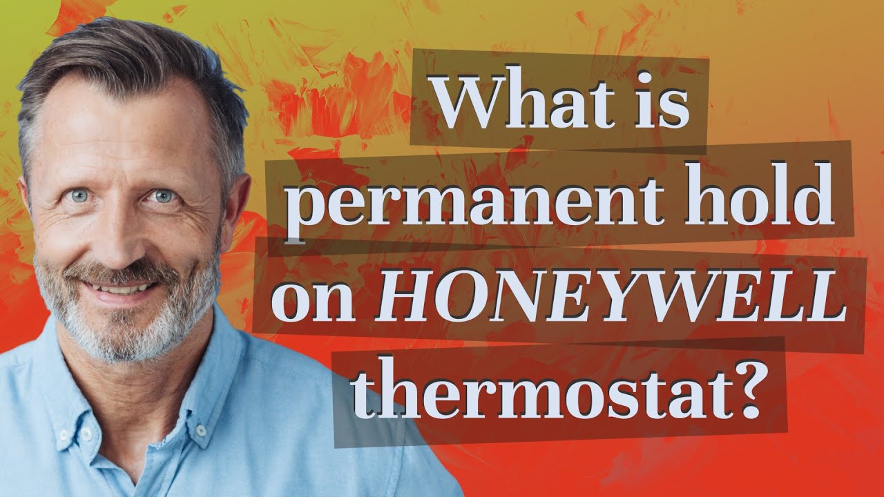 What is permanent hold on Honeywell thermostat? - YouTube