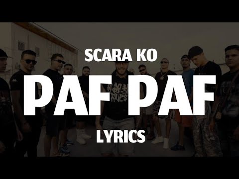 SCARA KO PAF PAF LYRICS 