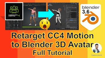 iClone & CC4 Motion to Blender 3.6 - Character Creator | Animation Pipeline Tutorial