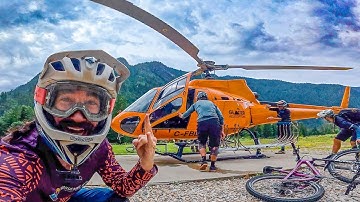 7,000ft Downhill: My First Ever MTB Heli-Drop!