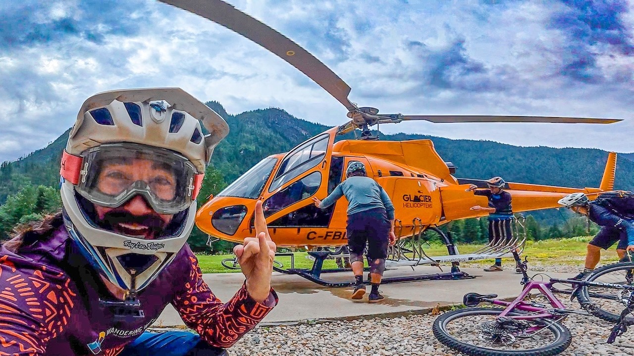 7,000ft Downhill: My First Ever MTB Heli-Drop!