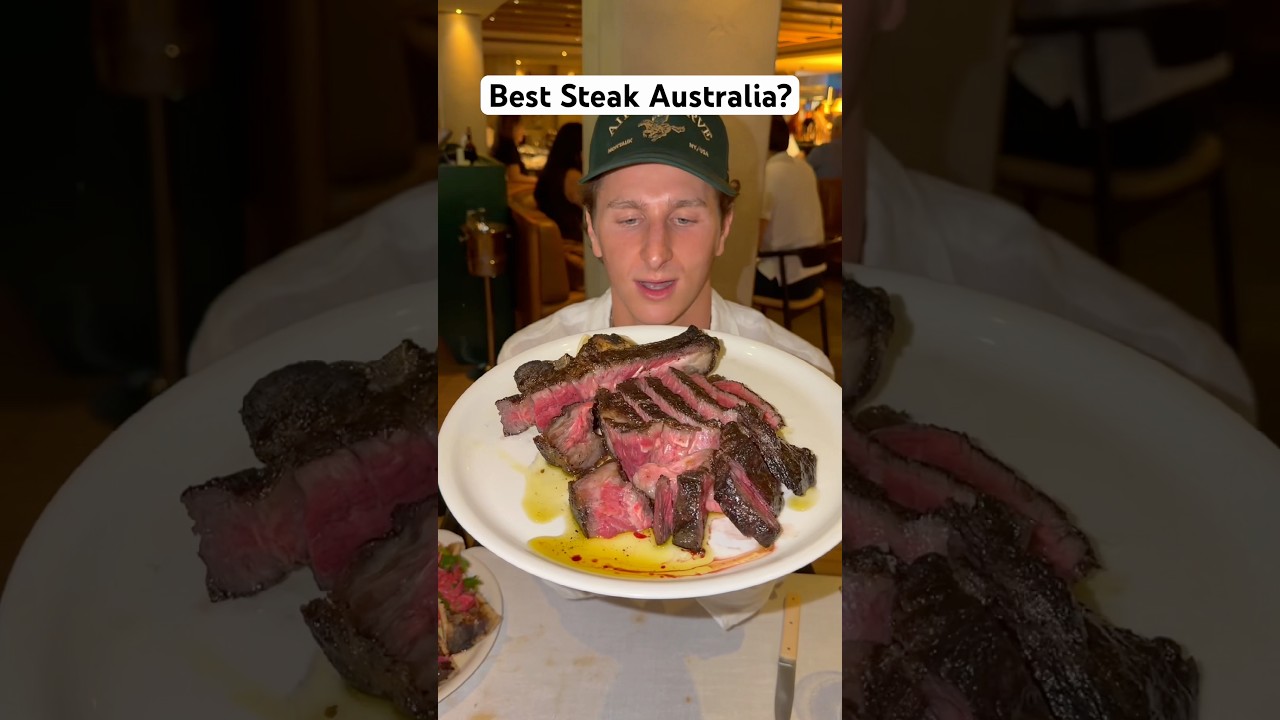 ⁣Trying the #2 ranked steakhouse in the world! 📍Margaret, Sydney #steak #steakhouse #australia
