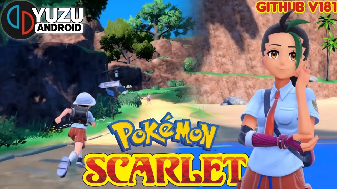 Pokemon Scarlet Yuzu Android NCE GitHub v182 Gameplay test Snapdragon 778G Settings - YouTube