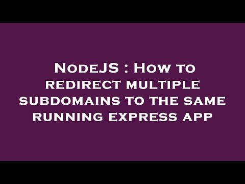 NodeJS : How