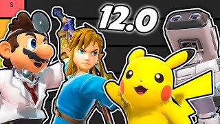 12.0 SMASH ULTIMATE TIER LIST