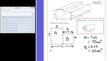 PGSMaths: EdExcel March 2013 2H Q09 - Prism Volume