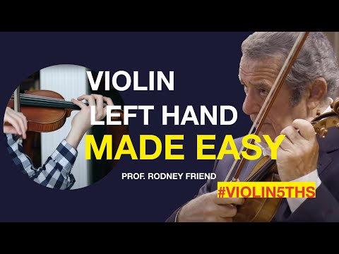 The Violin in 5ths - a lesson with Prof Rodney Friend