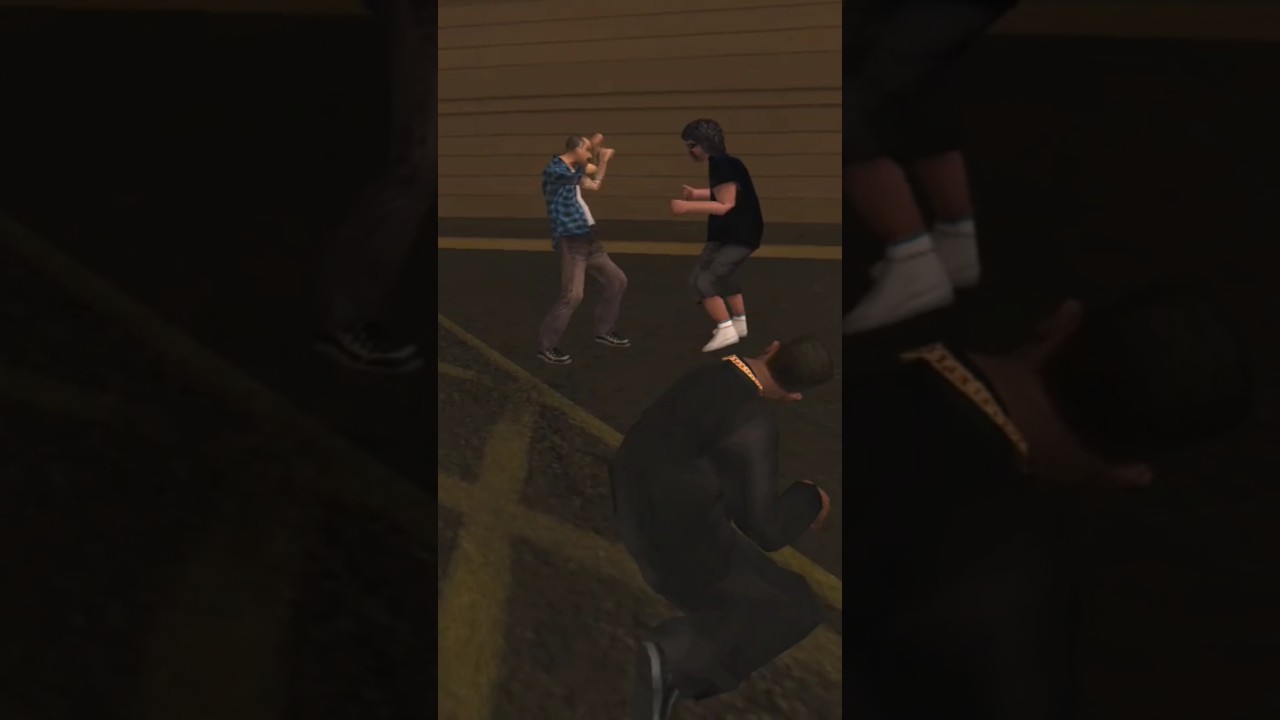 GTA: San Andreas - npc fight Part #2 (hmost vs smyst)