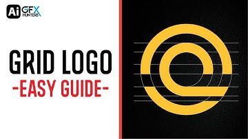 How to Create a Grid Modern Logo | Easy Adobe Illustrator Tips Tutorial  #GfxHunters #logodesign