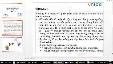 Bài 21 : Xây Dựng Phần mềm Quản Lý Nhân Viên Theo OOP